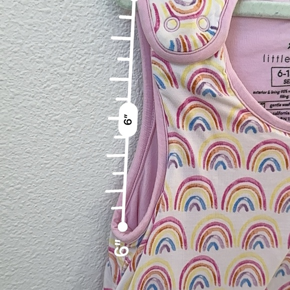Little Sleepies Seasonless Rainbow Sleep Sack - Picture 8 of 12